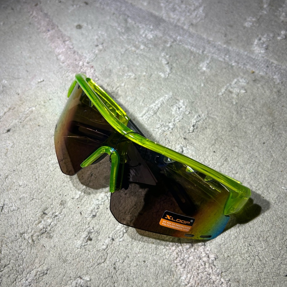 XLcose Neon Green Sunglasses